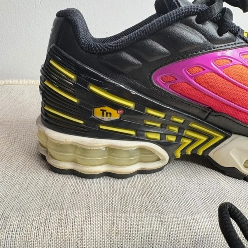 Nike Air Max Plus III TN Tuned Air TD Size 6Y Sneakers Sunset Ombre 7.5
